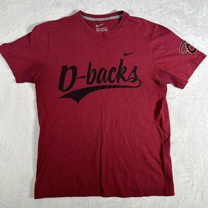 Nike MLB Arizona Diamondbacks Maroon Shirt Size M Regular Fit